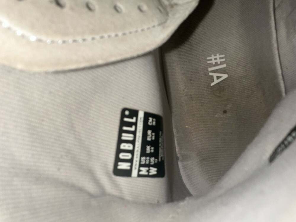 NOBULL High-Top Trainer Grey SuperFabric Men's 10.5 / Women's 12 B7 - Picture 6 of 7